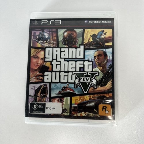 Grand Theft Auto V (2013) PlayStation 3 box