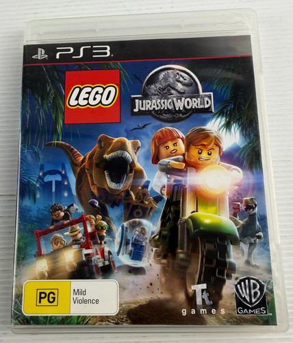 Lego Jurassic World (2015) PlayStation 3 box