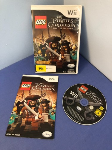 Lego Pirates of the Caribbean (2011) Wii box