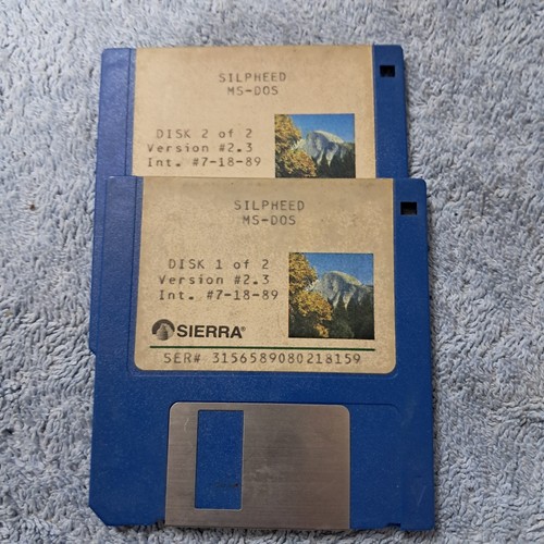 Silpheed (1986) DOS box