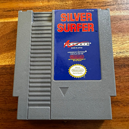 Silver Surfer (1990) NES box