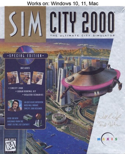 SimCity (1989) Mac box