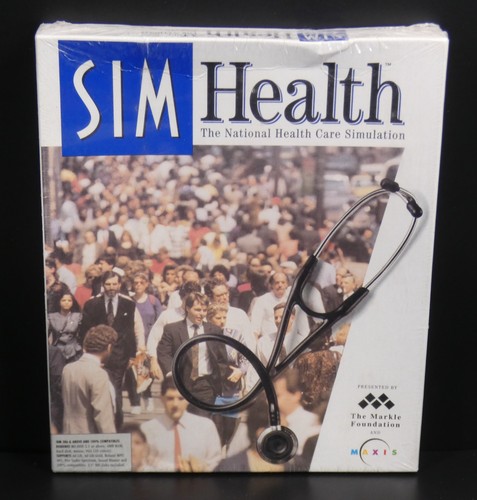 SimHealth (1994) DOS box