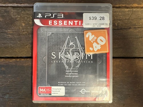 The Elder Scrolls V: Skyrim (2011) PlayStation 3 box