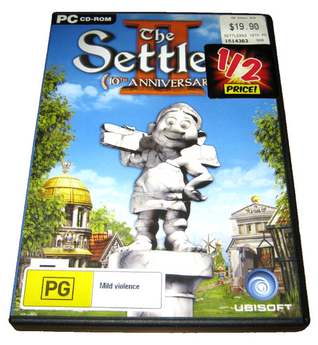 The Settlers II (1996) DOS box